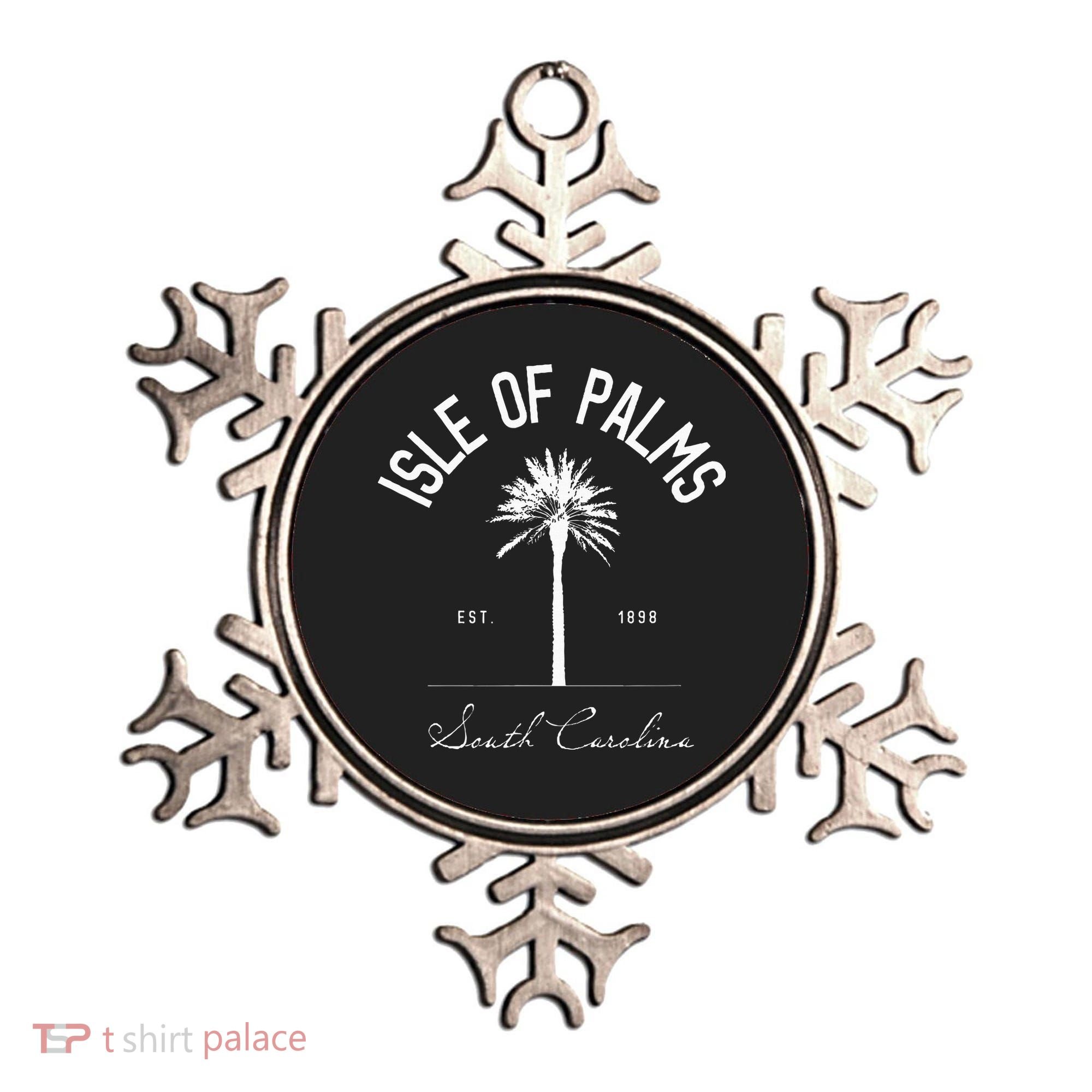 Isle Of Palms Sc Palm Tree Isle Of Palms Beach Gift Ornament