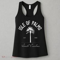 Isle Of Palms Sc Palm Tree Isle Of Palms Beach Gift Women's Tank Top thumb 3