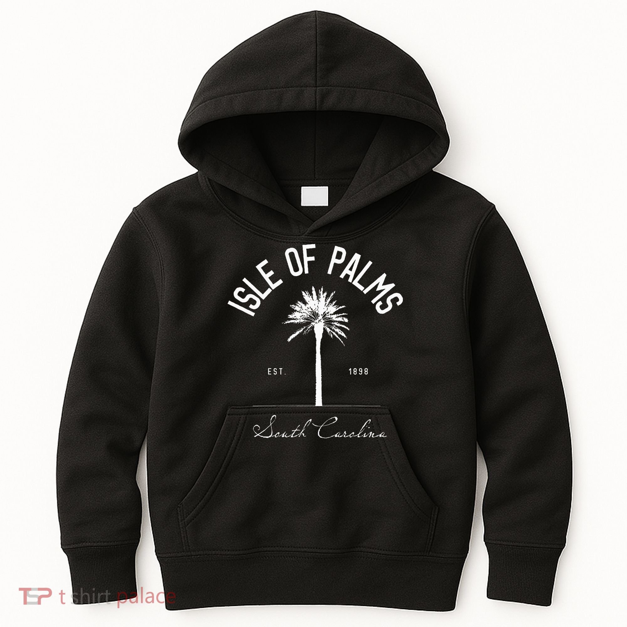 Isle Of Palms Sc Palm Tree Isle Of Palms Beach Gift Kids Hoodie