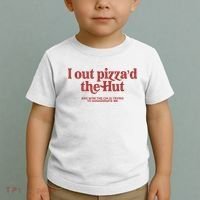 I Out Pizza'd The Hut Toddler T-Shirt thumb 2
