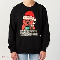 Instead Of Presents This Year Naughty Cat Xmas Women's Sweatshirt thumb 0