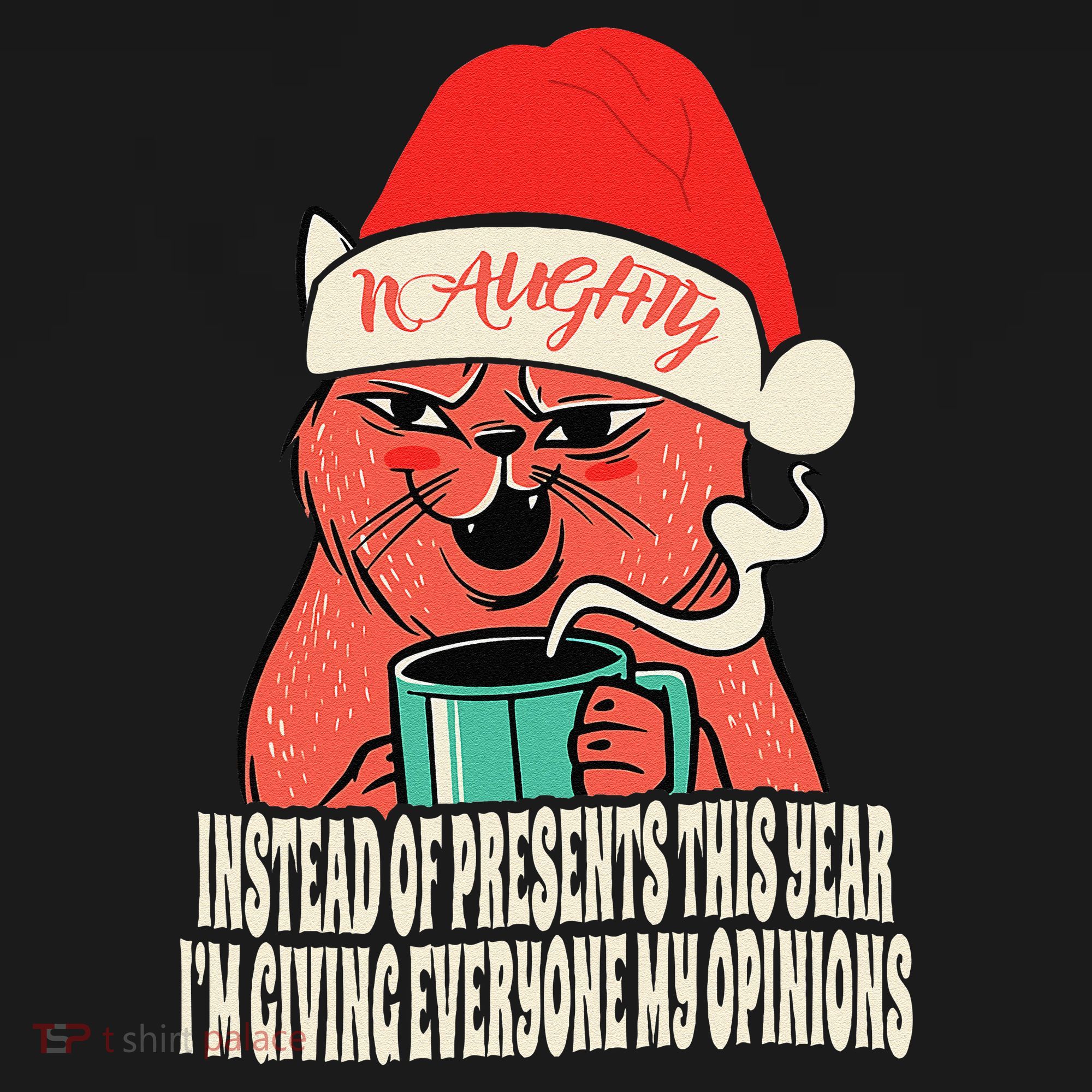 Instead Of Presents This Year Naughty Cat Xmas Women's Hoodie
