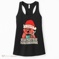 Instead Of Presents This Year Naughty Cat Xmas Women's Tank Top thumb 0