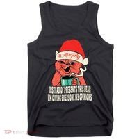 Instead Of Presents This Year Naughty Cat Xmas Tank Top thumb 0