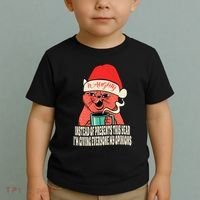 Instead Of Presents This Year Naughty Cat Xmas Toddler T-Shirt thumb 2