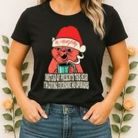 Instead Of Presents This Year Naughty Cat Xmas Women's T-Shirt thumb 2