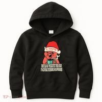 Instead Of Presents This Year Naughty Cat Xmas Kids Hoodie thumb 0