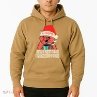 Instead Of Presents This Year Naughty Cat Xmas Hoodie thumb 2