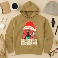 Instead Of Presents This Year Naughty Cat Xmas Hoodie thumb 3