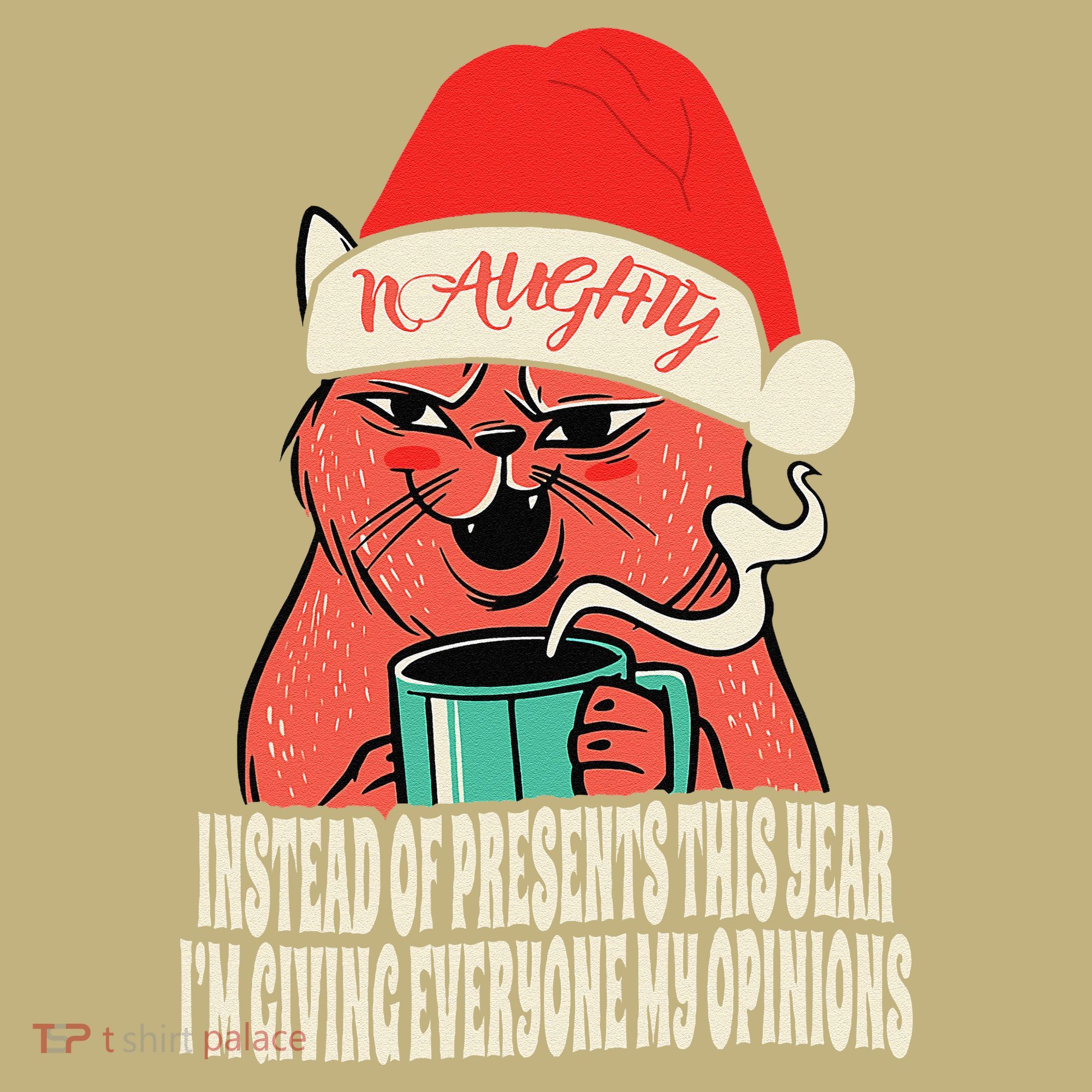 Instead Of Presents This Year Naughty Cat Xmas Sweatshirt