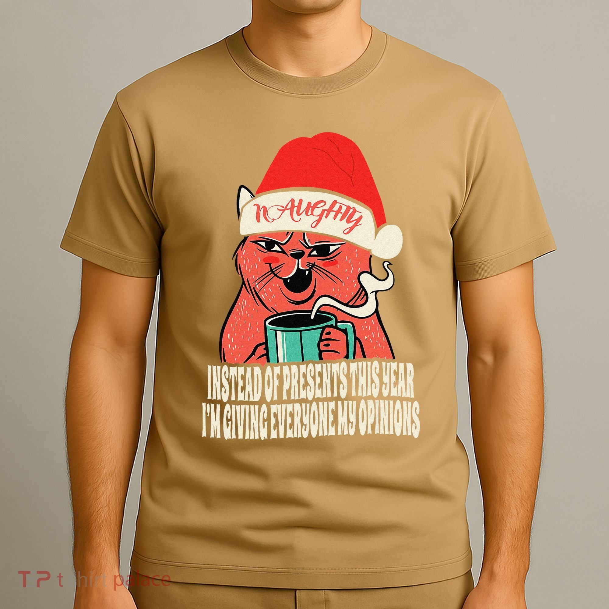Instead Of Presents This Year Naughty Cat Xmas T-Shirt