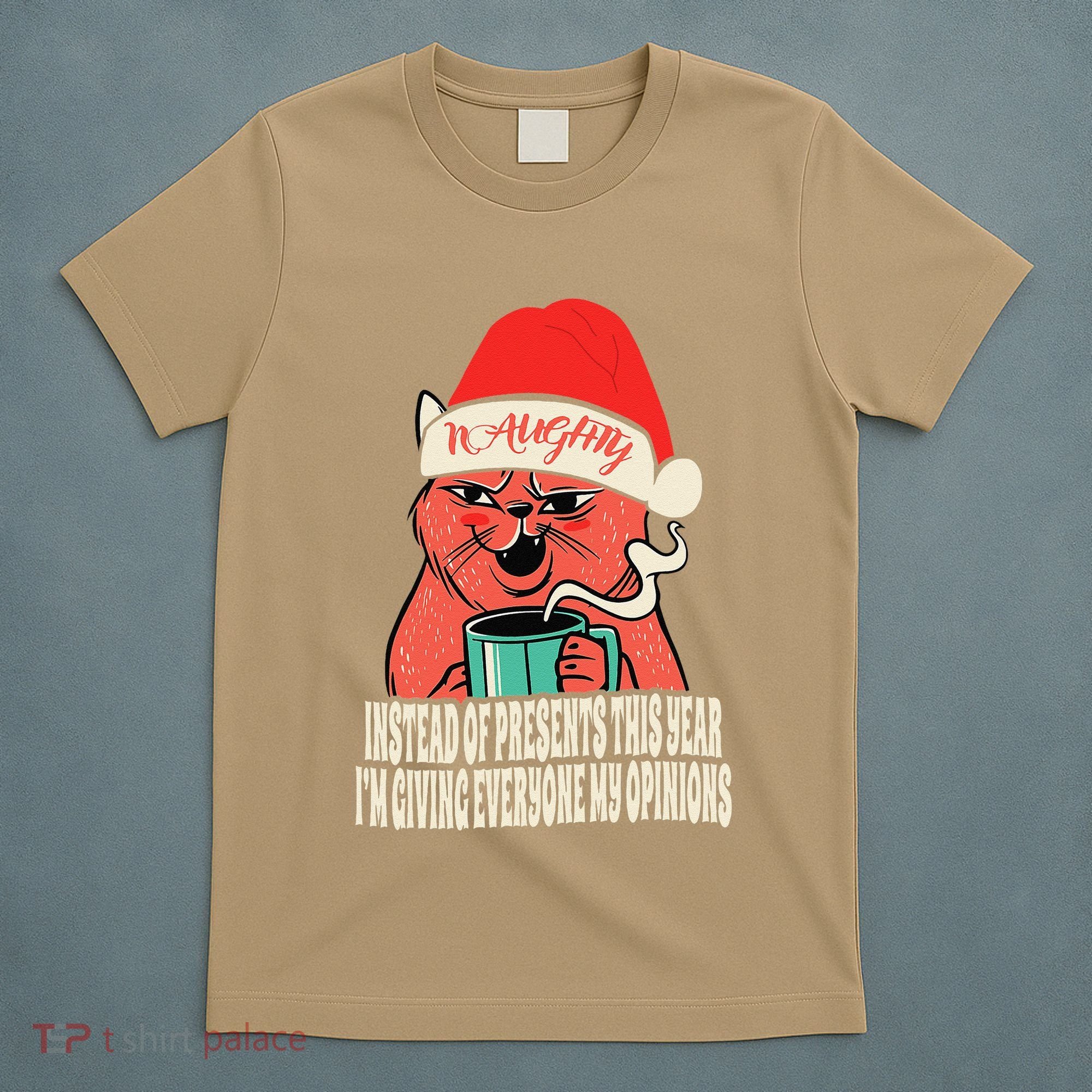 Instead Of Presents This Year Naughty Cat Xmas T-Shirt
