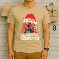 Instead Of Presents This Year Naughty Cat Xmas T-Shirt thumb 6