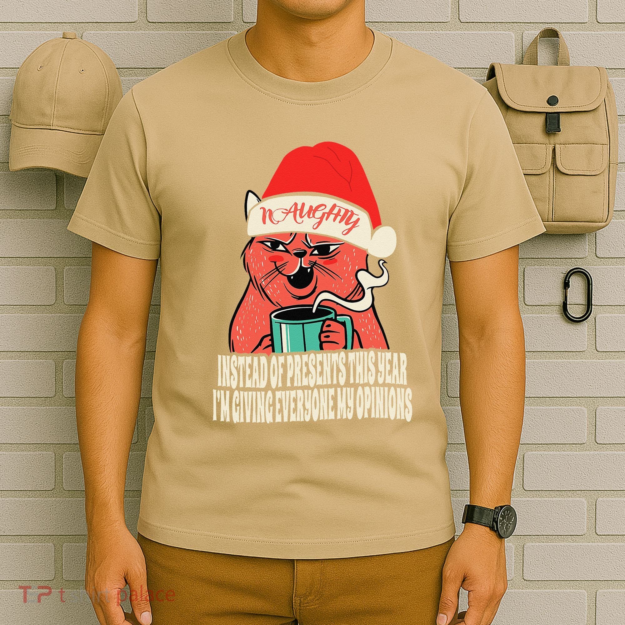Instead Of Presents This Year Naughty Cat Xmas T-Shirt