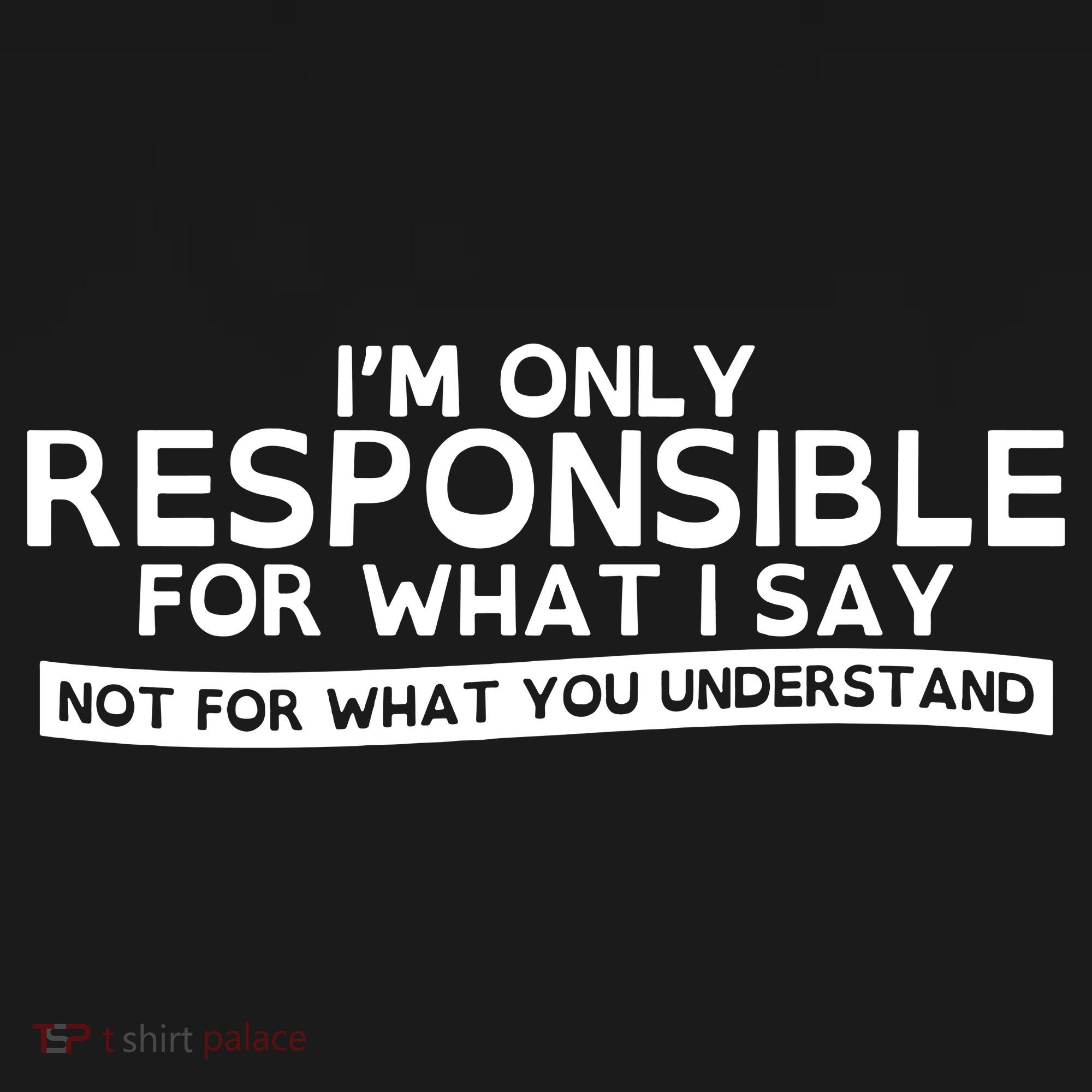 I'm Only Responsible For What I Say, Not For What You Understand Ornament