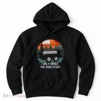 I Only Smoke The Good Stuff Funny Bbq Smoker Saying Hoodie thumb 0