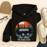 I Only Smoke The Good Stuff Funny Bbq Smoker Saying Hoodie thumb 4