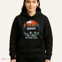 I Only Smoke The Good Stuff Funny Bbq Smoker Saying Hoodie thumb 5