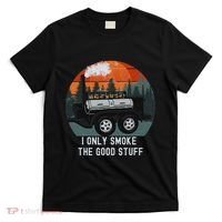 I Only Smoke The Good Stuff Funny Bbq Smoker Saying T-Shirt thumb 0
