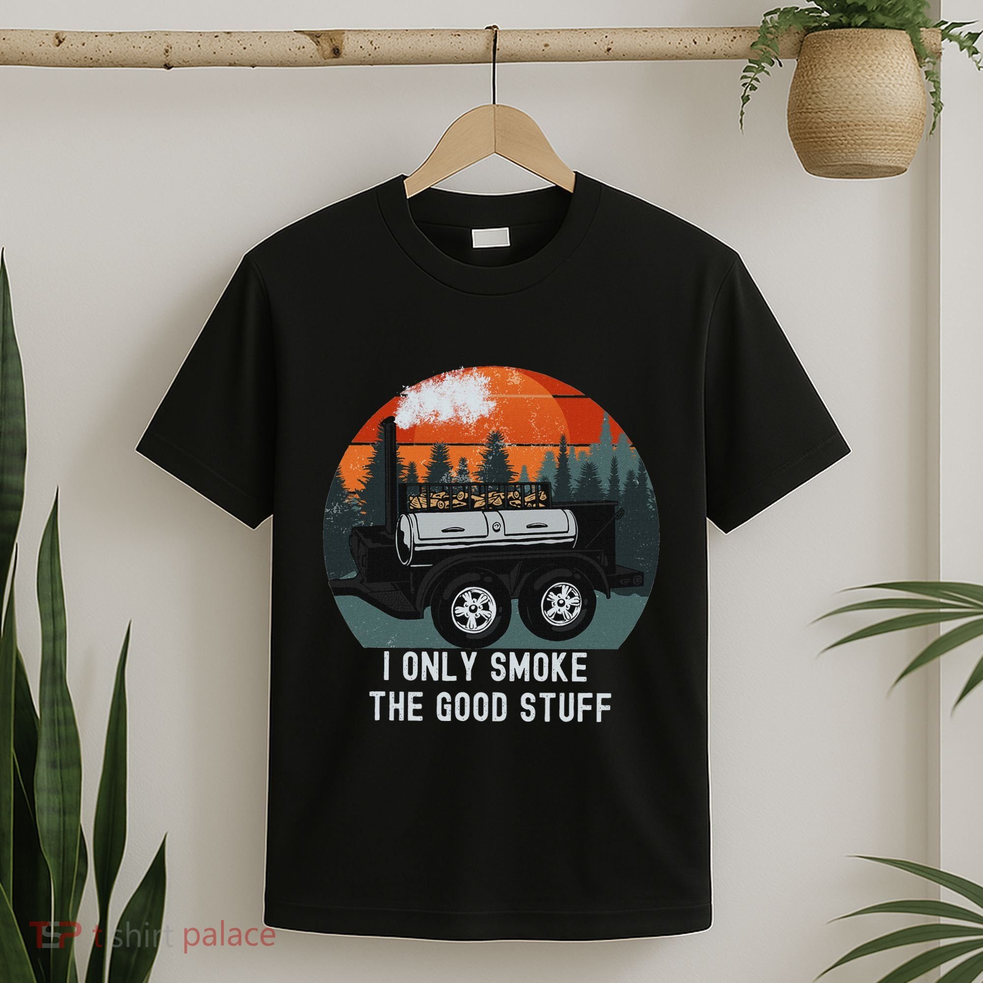 I Only Smoke The Good Stuff Funny Bbq Smoker Saying T-Shirt