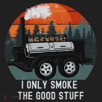 I Only Smoke The Good Stuff Funny Bbq Smoker Saying Beanie thumb 2