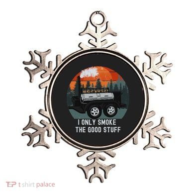 I Only Smoke The Good Stuff Funny Bbq Smoker Saying Ornament
