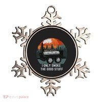 I Only Smoke The Good Stuff Funny Bbq Smoker Saying Ornament thumb 0