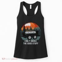 I Only Smoke The Good Stuff Funny Bbq Smoker Saying Women's Tank Top thumb 0