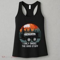 I Only Smoke The Good Stuff Funny Bbq Smoker Saying Women's Tank Top thumb 3