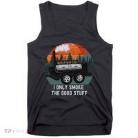 I Only Smoke The Good Stuff Funny Bbq Smoker Saying Tank Top thumb 0
