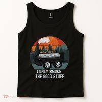 I Only Smoke The Good Stuff Funny Bbq Smoker Saying Tank Top thumb 2