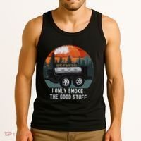 I Only Smoke The Good Stuff Funny Bbq Smoker Saying Tank Top thumb 3