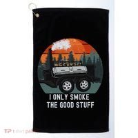 I Only Smoke The Good Stuff Funny Bbq Smoker Saying Golf Towel thumb 0