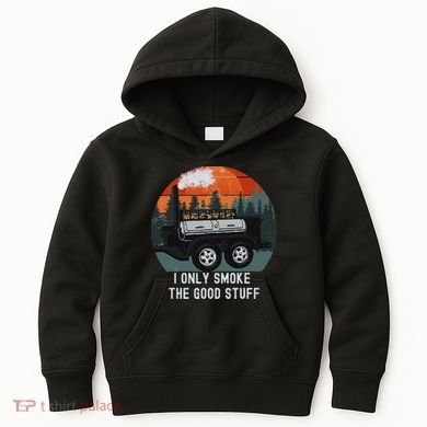 I Only Smoke The Good Stuff Funny Bbq Smoker Saying Kids Hoodie