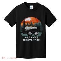 I Only Smoke The Good Stuff Funny Bbq Smoker Saying Kids T-Shirt thumb 0