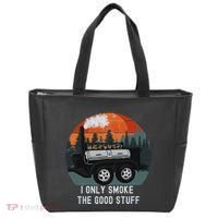 I Only Smoke The Good Stuff Funny Bbq Smoker Saying Tote Bag thumb 0