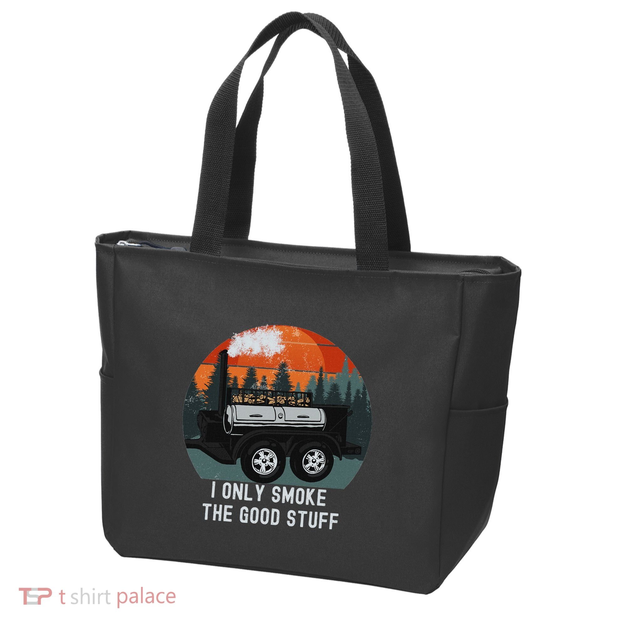 I Only Smoke The Good Stuff Funny Bbq Smoker Saying Tote Bag