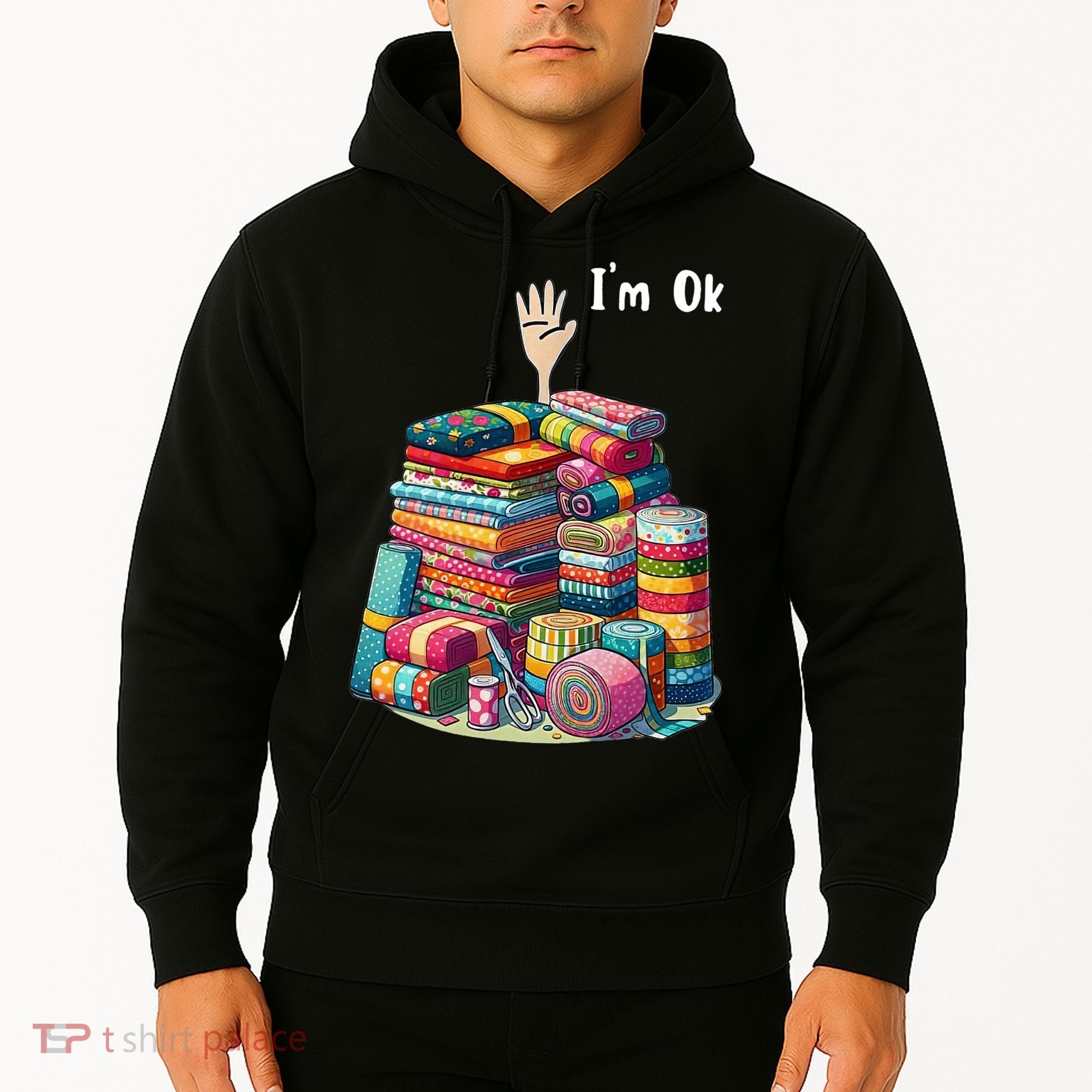 IM Ok Sewing Quilting Hoodie