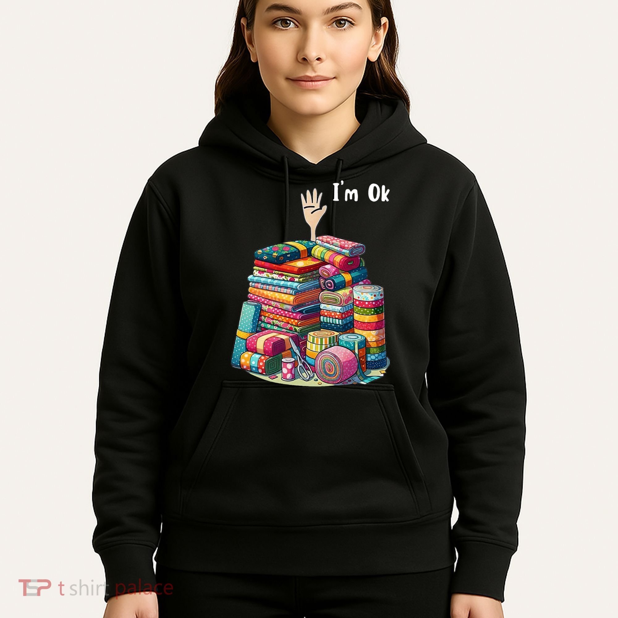 IM Ok Sewing Quilting Hoodie