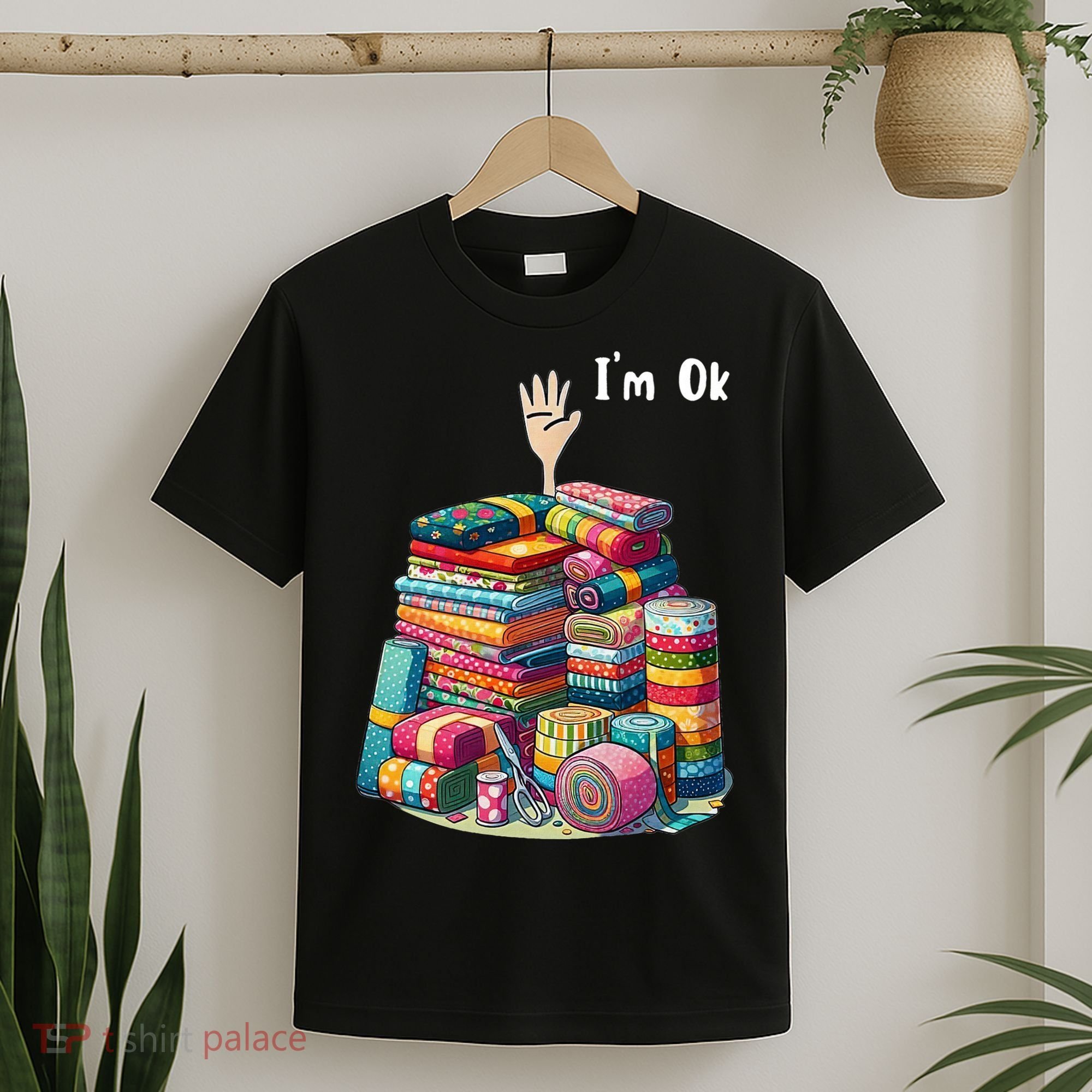 IM Ok Sewing Quilting T-Shirt
