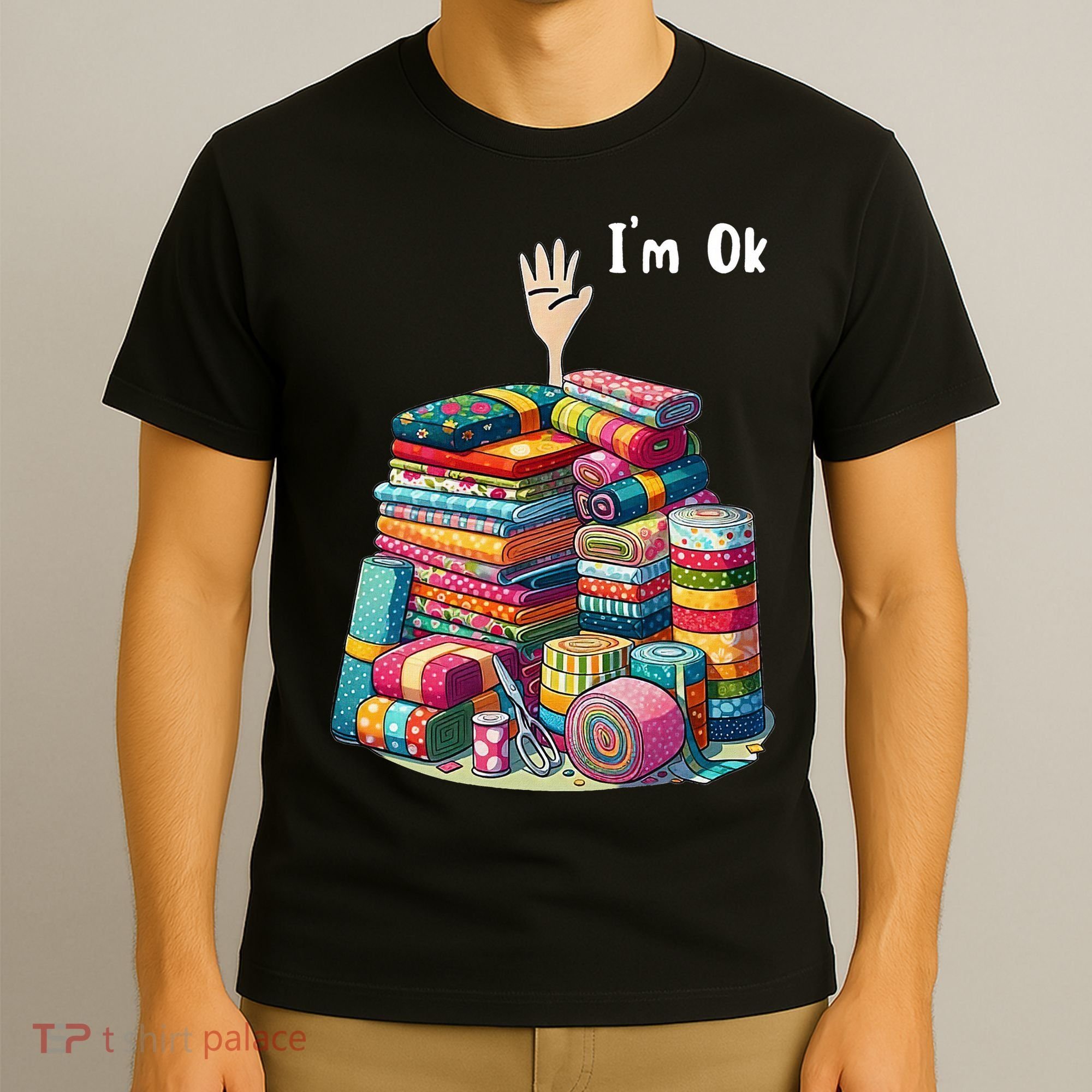 IM Ok Sewing Quilting T-Shirt