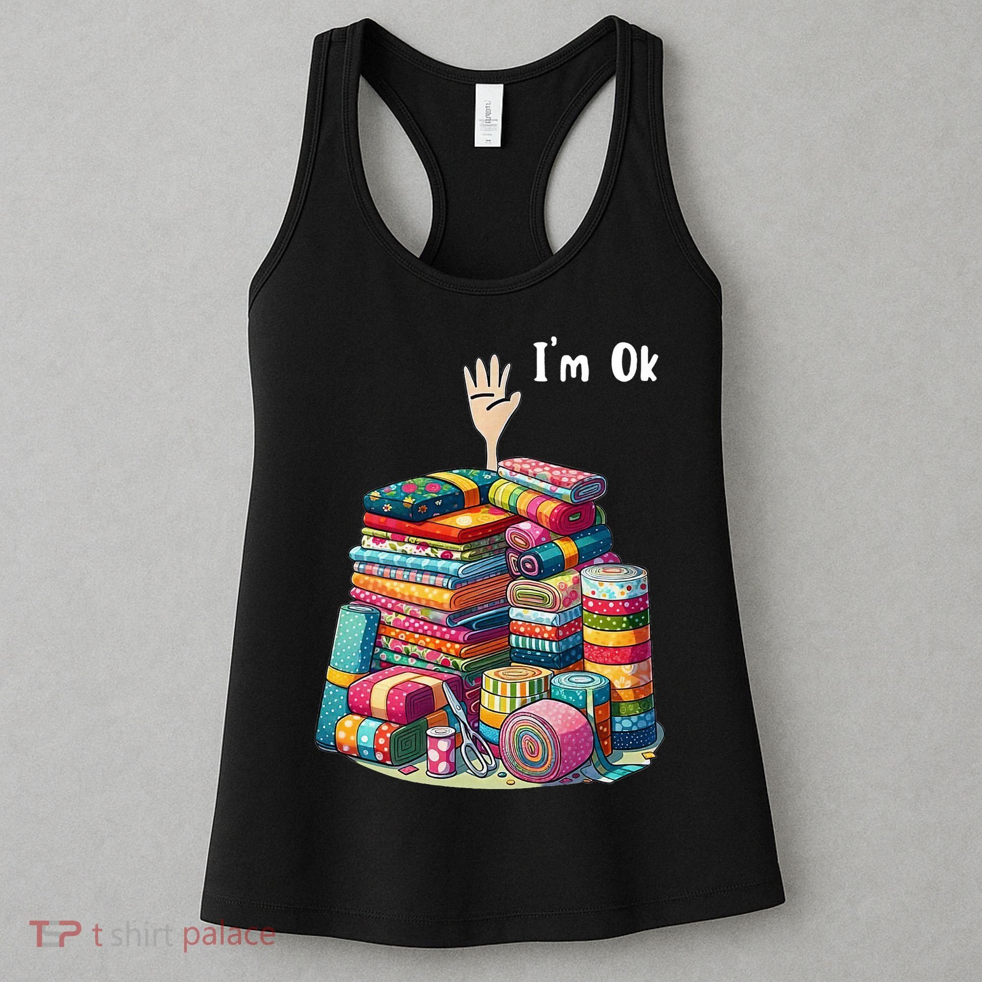 IM Ok Sewing Quilting Women's Tank Top