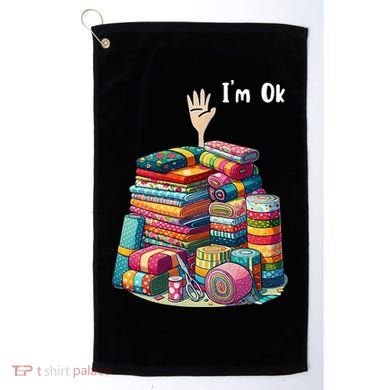 IM Ok Sewing Quilting Golf Towel