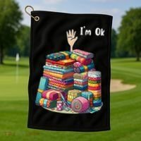 IM Ok Sewing Quilting Golf Towel thumb 1