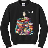 IM Ok Sewing Quilting Kids Sweatshirt thumb 0