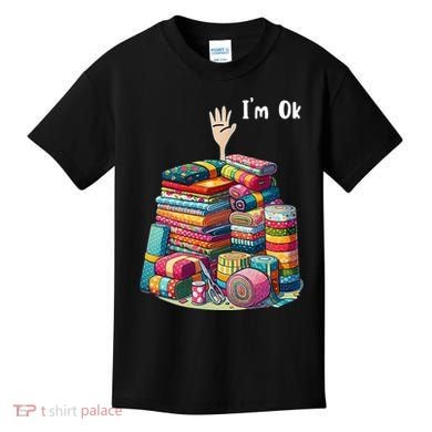 IM Ok Sewing Quilting Kids T-Shirt