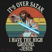 ItS Over Satan I Have The High Ground Apron thumb 3