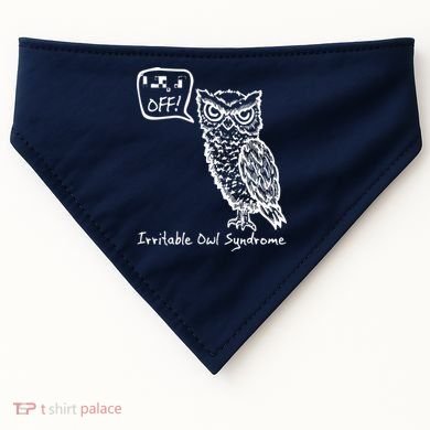 Irritable Owl Syndrome USA-Made Doggie Bandana