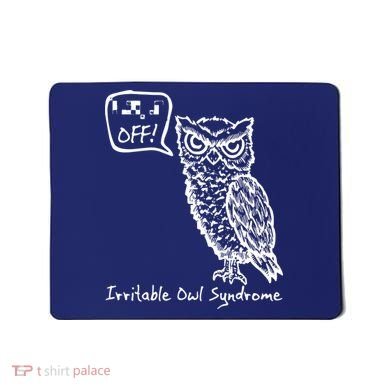 Irritable Owl Syndrome Mousepad