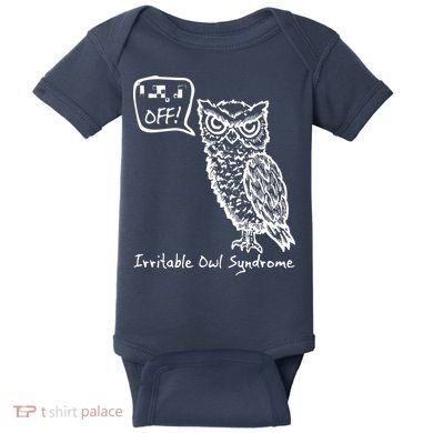 Irritable Owl Syndrome Baby Bodysuit